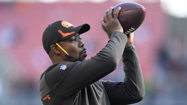 Cleveland Browns assistant defensive backs coach Brandon Lynch