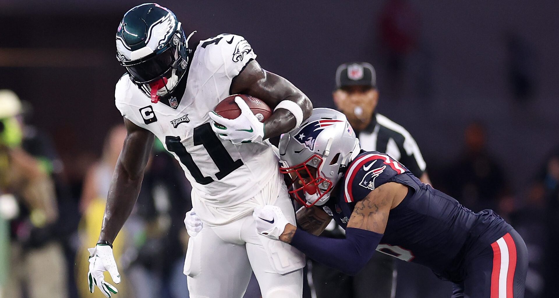 Saquon Barkley's Insight on AJ Brown's Patriots Fandom