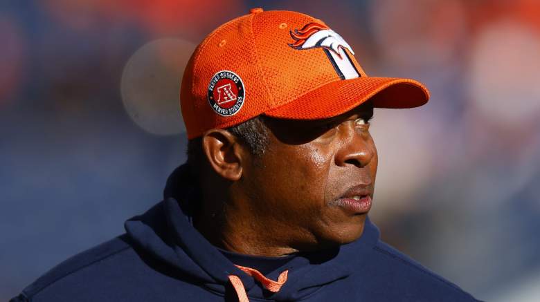 Denver Broncos defensive coordinator Vance Joseph.