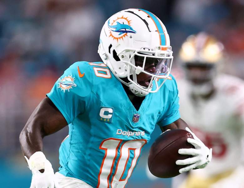 Tyreek Hill Miami Dolphins San Francisco 49ers