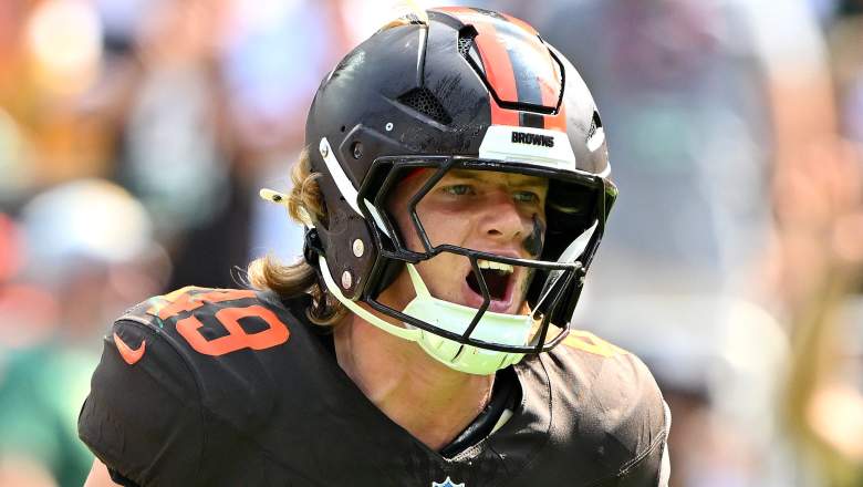 Cleveland Browns linerbacker Carson Schwesinger.