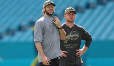 Bills’ weird offseason, salary cap decisions, Joe Brady play caller: The Satchel