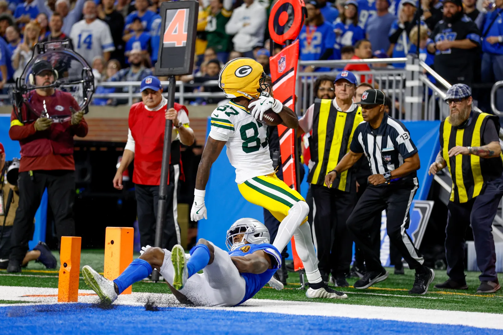 Packers wide receiver Romeo Doubs