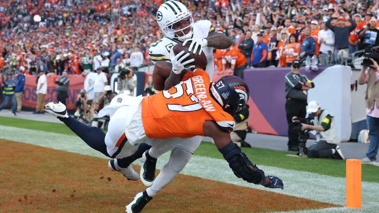 Dre Greenlaw and Josh Jacobs