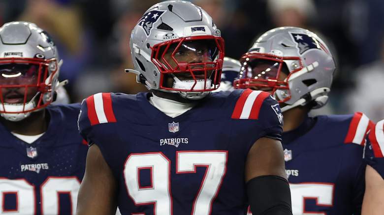 Milton Williams #97 of the New England Patriots