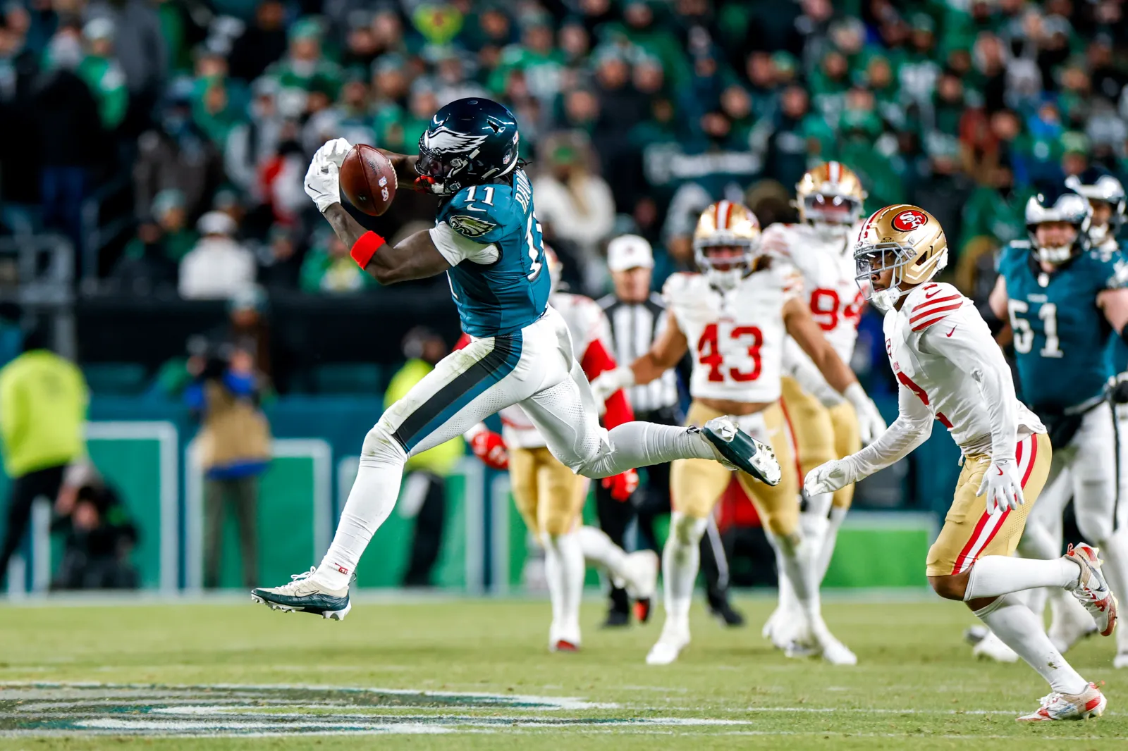 Eagles wide receiver A.J. Brown