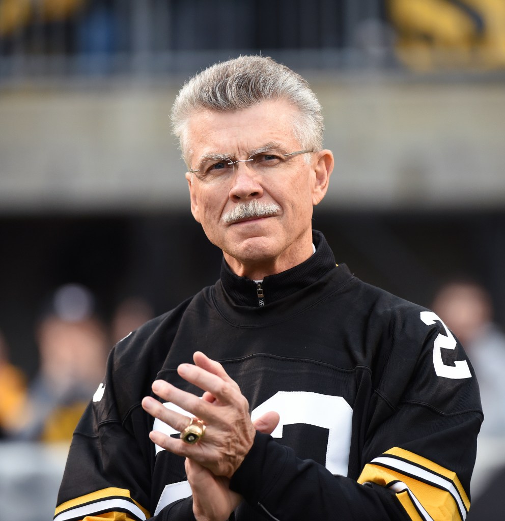 Mike Wagner, former safety for the Pittsburgh Steelers, looks on from the sideline during a game between the New Orleans Saints and Pittsburgh Steelers at Heinz Field on November 30, 2014 in Pittsburgh, Pennsylvania.