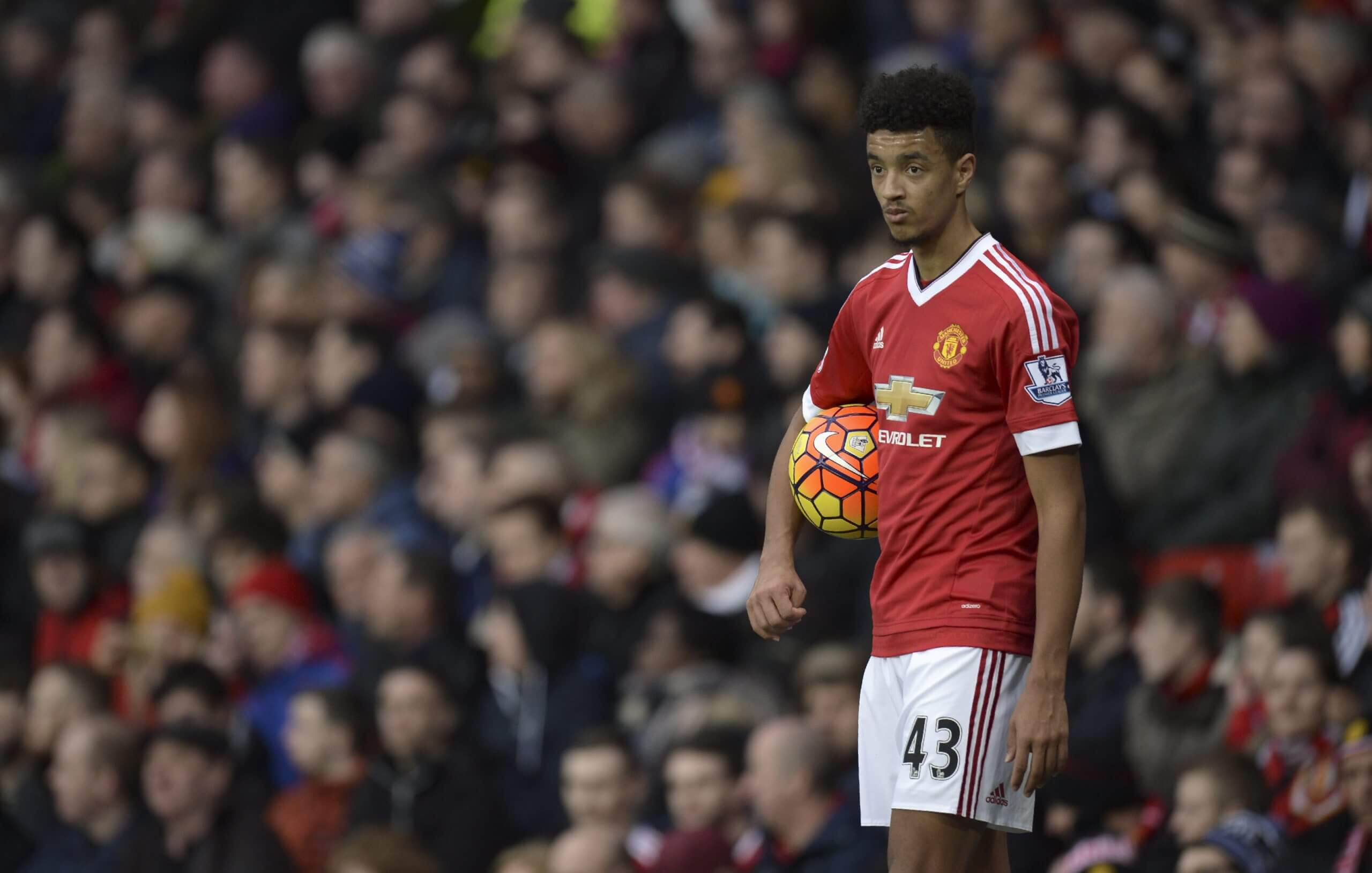 Borthwick-Jackson waits to take a throw-in