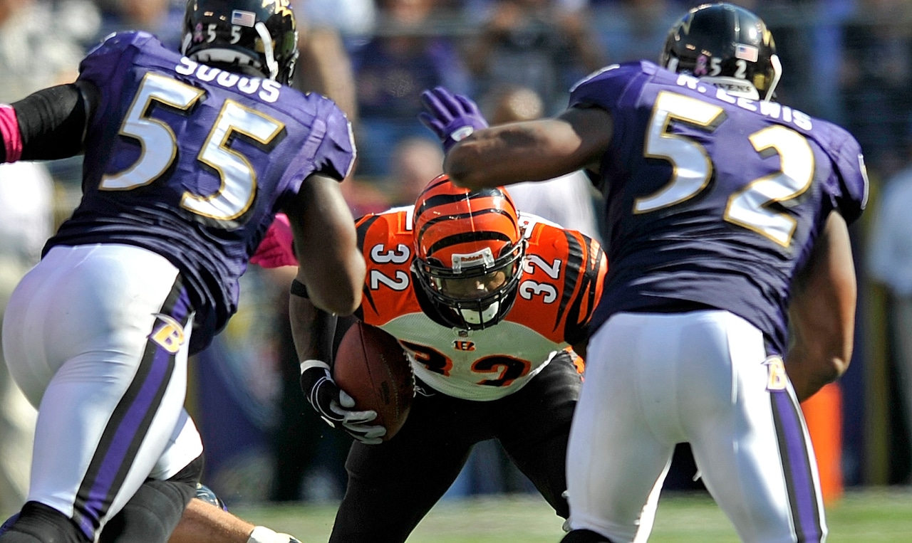 Terrell Suggs and Ray Lewis