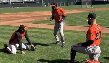 Nearly 8 months after a quadruple bypass, Ron Washington is back on the field with the Giants