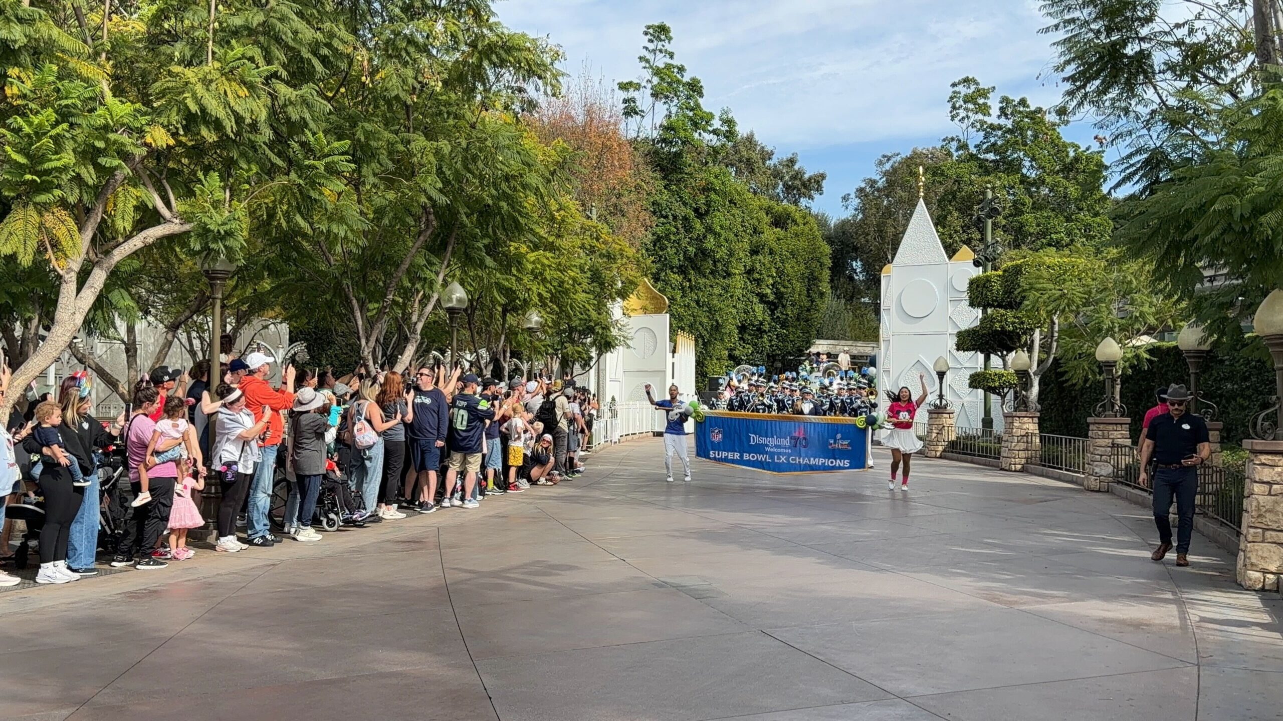 Super Bowl LX Champions Cavalcade at Disneyland