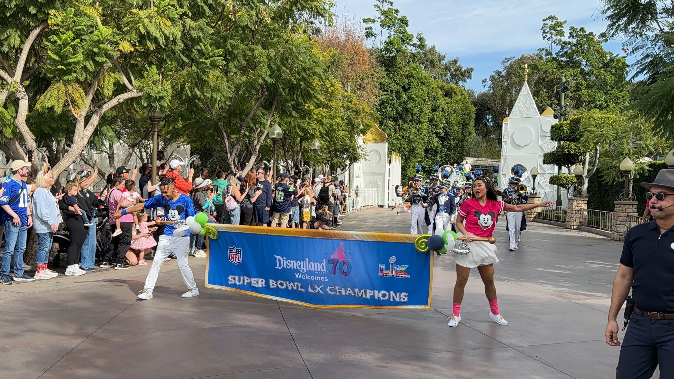 Super Bowl LX Champions Cavalcade at Disneyland