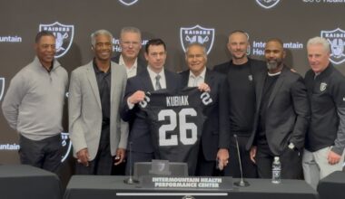 Klint Kubiak to Call Plays for Raiders: Outlines Offensive Vision at Introductory Press Conference in Las Vegas