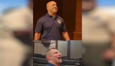 Gronkowski surprises Marine veteran with Super Bowl trip