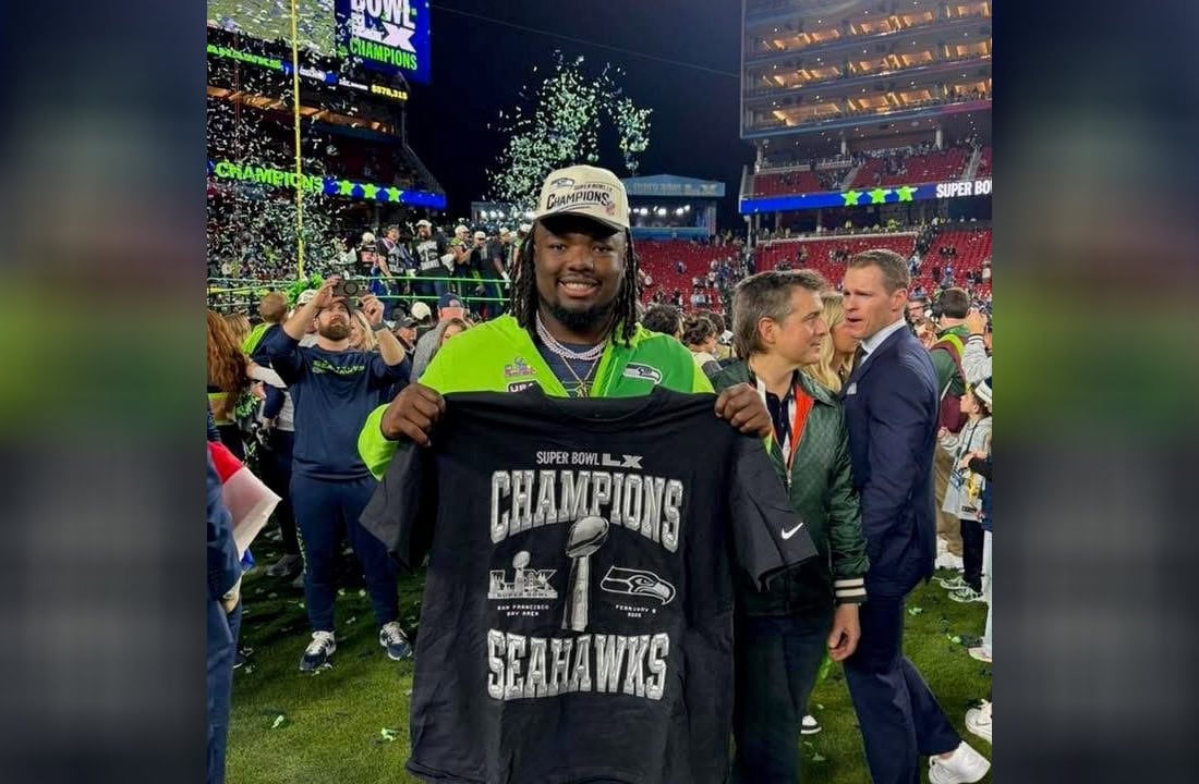 Former Warren High School football player, now-Seahawks player becomes Super Bowl champion