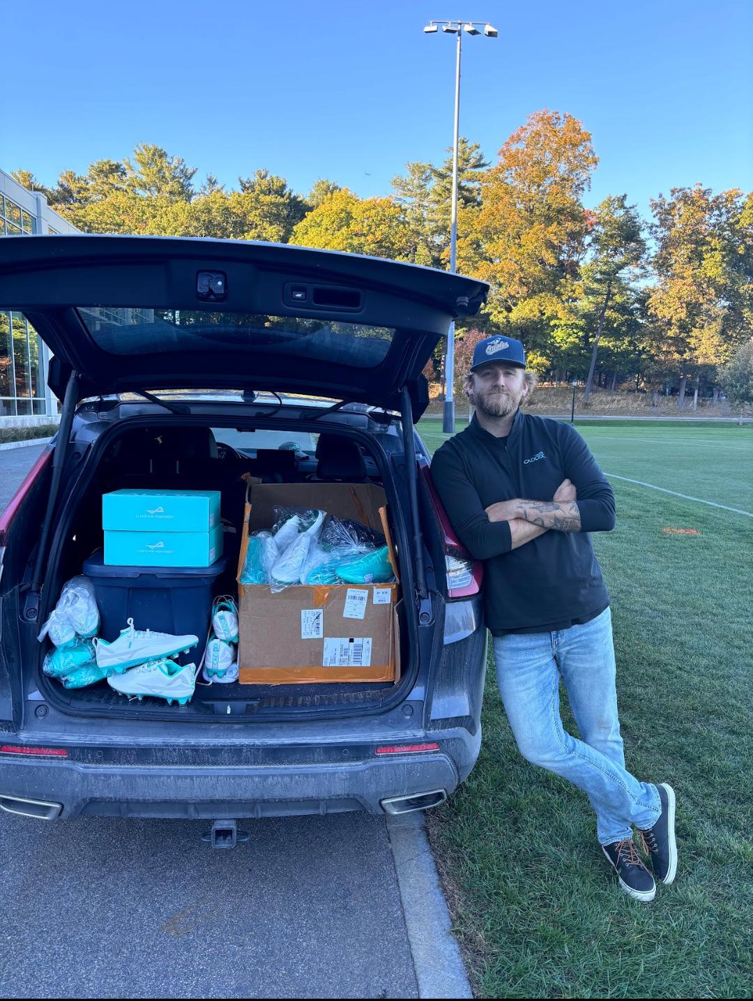 Caddix Cleats CEO Jack Rasmussen (Photo courtesy Caddix Cleats)