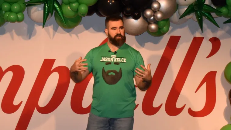Jason Kelce's latest A.J. Brown comments required quick clarification image