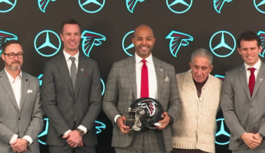 Ian Cunningham introduced as Falcons general manager
