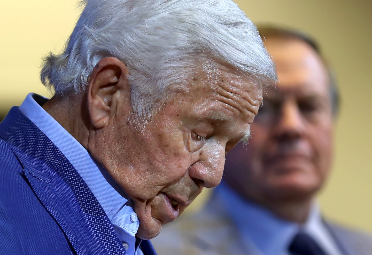 The partnership between Robert Kraft and Bill Belichick grew frosty through the years.