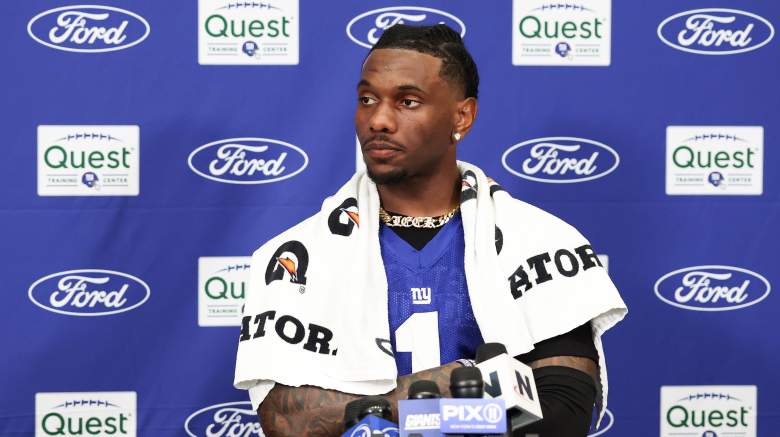Giants WR Malik Nabers camp injury update.