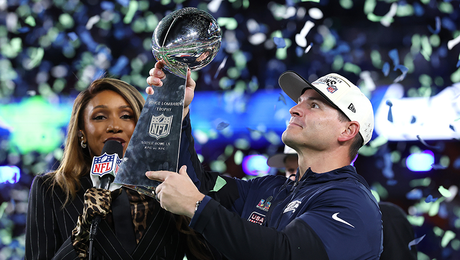 Seattle Seahawks Mike Macdonald...