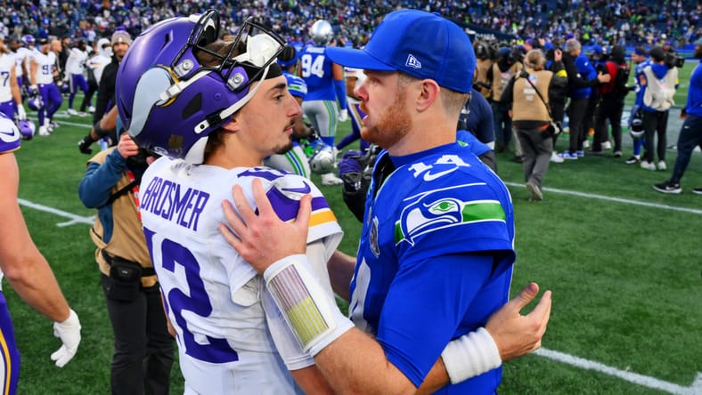 Sam Darnold, Max Brosmer - Minnesota Vikings at Seattle Seahawks
