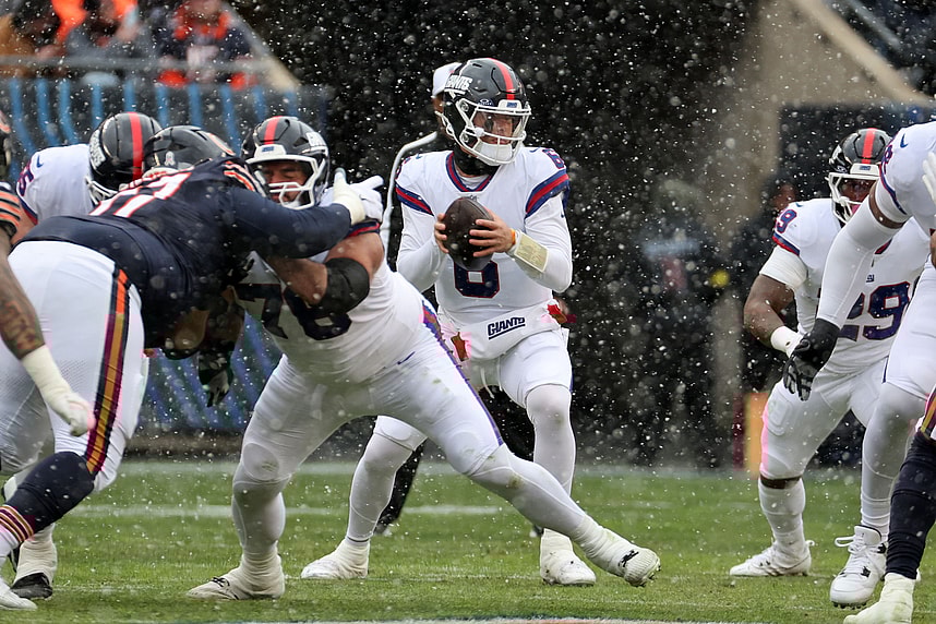 NFL: New York Giants at Chicago Bears, jaxson dart