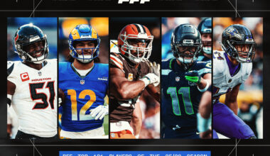 The top 101 players from the 2025 NFL season