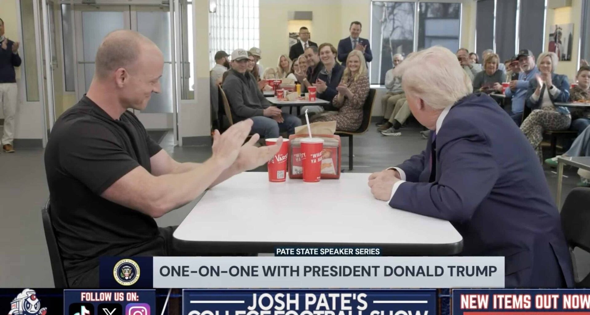 Donald Trump seemed to have no idea what Josh Pate was talking about regarding college football