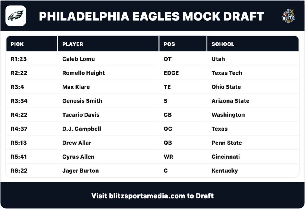 Philadelphia Eagles MockDraft
