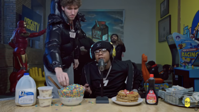 FEB 9, 2026; Chicago, Illinois, USA; Chicago Bulls' rising star, Matas Buzelis featured in Lyrical Lemonade's latest