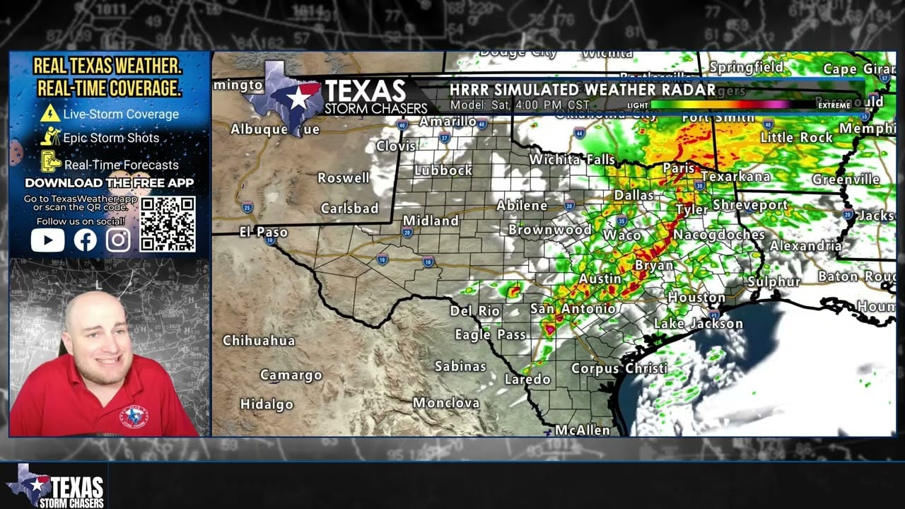Storms Intensifying Toward Houston & East Texas