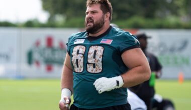 Rumors fly about Eagles O-lineman Landon Dickerson retiring