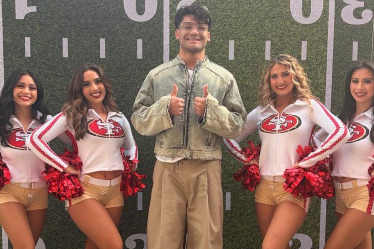 Puka Nacua sparks controversy after posing with 49ers cheerleaders during Super Bowl week