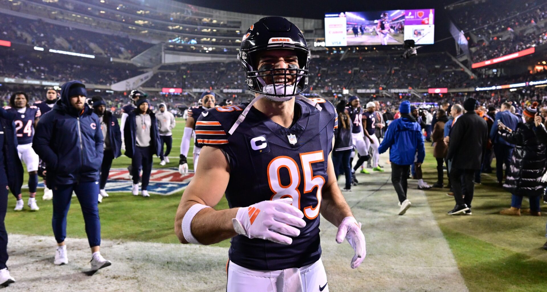 Chicago Bears tight end Cole Kmet