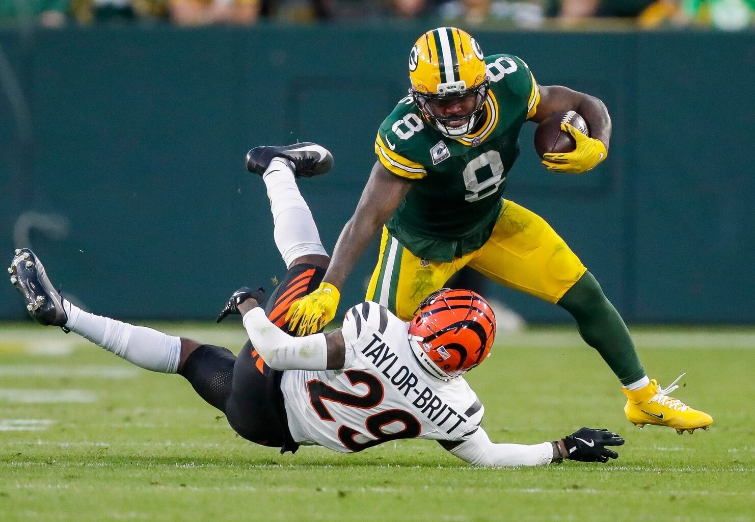 Josh Jacobs Isn't In the Same Situation Aaron Jones Was In 2024