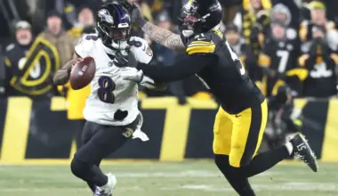 Steelers' pass rush league leader suggested to need a new team by ESPN image