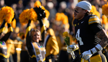 Vanderbilt wide receiver Tre Richardson (6) scores his third touchdown against Kentucky during the second quarter at FirstBank Stadium in Nashville, Tenn., Saturday, Nov. 22, 2025.