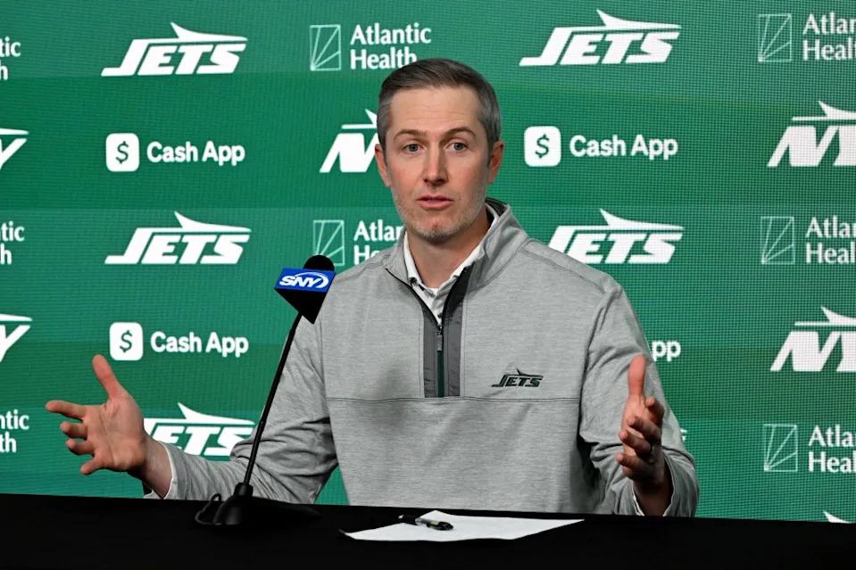 Darren Mougey addresses reporters during a Jan. 6 press conference. Bill Kostroun for the NY Post