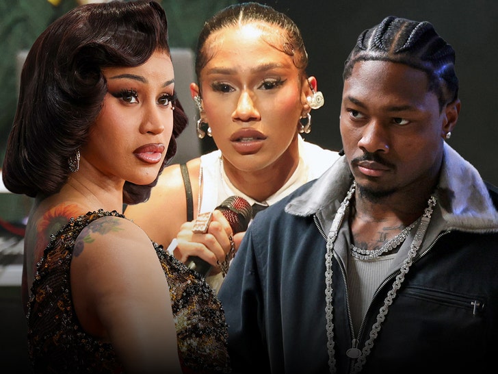 cardi b bia stefon diggs getty 1