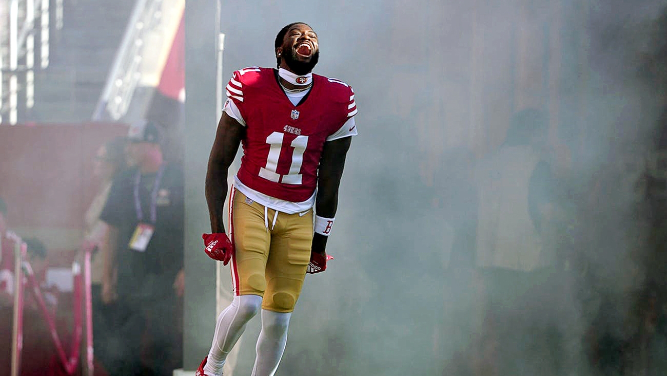 49ers WR Brandon Aiyuk predicted to land with AFC team in offseason