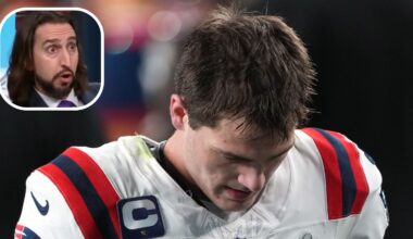 Nick Wright wants NFL to punish Patriots for 'fudging' Drake Maye injury status