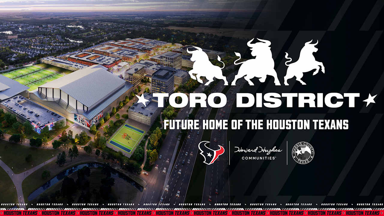 HOUSTON TEXANS, HOWARD HUGHES COMMUNITIES, AND HARRIS COUNTY REVEAL PLANS FOR TORO DISTRICT IN BRIDGELAND