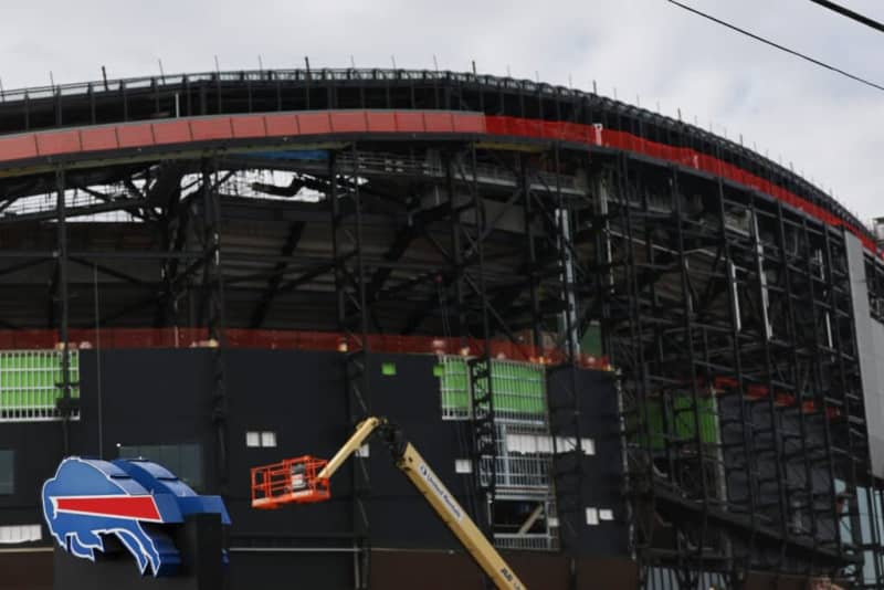 Buffalo Bills’ new stadium construction paused due to graffiti vandalism