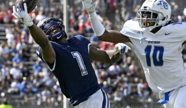 UConn QB-WR duo invited to NFL Draft Combine