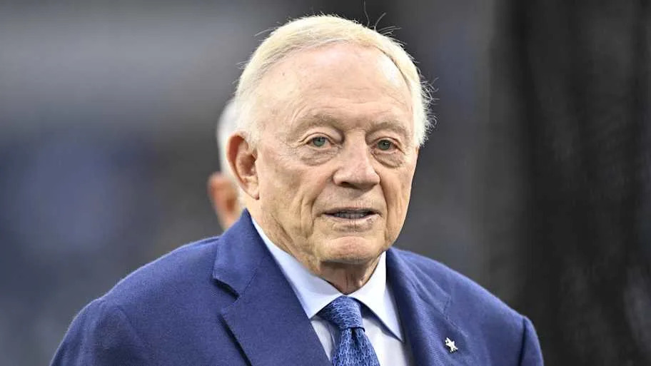 Dallas Cowboys owner Jerry Jones looks on before the game against the Green Bay Packers at AT&T Stadium. 