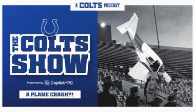 The time a PLANE CRASHED into the Colts' stadium after a playoff game