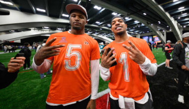 Chad Johnson, Godfather of Gab, Predicts Success For Bengals' Newest Podcasters Ja'Marr Chase And Tee Higgins