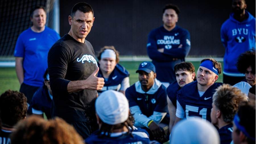 BYU Football Kicks Off Spring Practice For 2026 Season