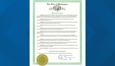 Gov. Bob Ferguson proclaims Feb. 11 'Seattle Seahawks Super Bowl Champions Day'